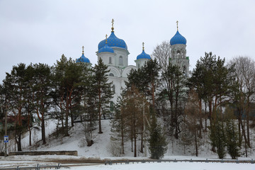 Exterior of the Annunciation Temple. Torzhok, Russia. Built in 1864