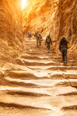 staircase to monastery of Petra