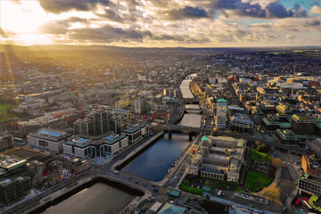 Luftbilder von Dublin - Irlands Hauptstadt Dublin aus der Luft fotografiert