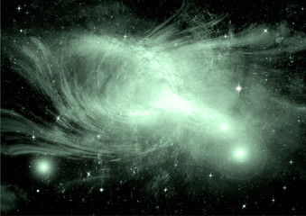 Obraz premium galaxy in a free space