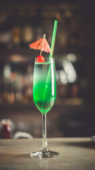A glamorous cocktail