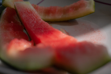 Watermelon in parts