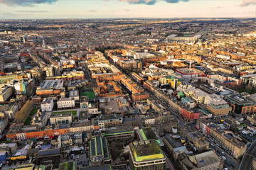 Dublin - Luftbilder von Dublin mit DJI Mavic 2 Drohne fotografiert aus ca. 100 Meter Höhe