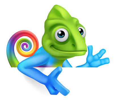 Chameleon Cartoon Photos Royalty Free Images Graphics Vectors Videos Adobe Stock