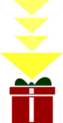 Основные RGBPictograph of gift icon