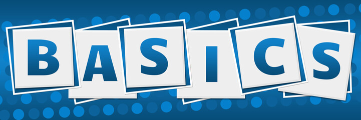 Basics Blue Dots Background Blocks 