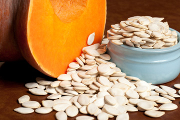 a pumpkin seed in a Cup