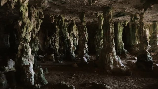 Caves with old inscription of Indians who lived on Bonaire.