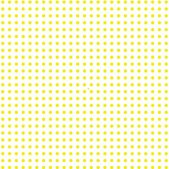 Yellow dots on white background.