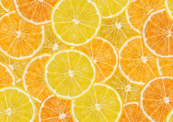 Fototapeta na wymiar Fond agrumes, citrons oranges
