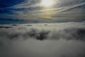 Wolkenaufnahmen mit DJI Mavic 2 Drohne