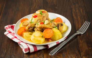 Pollo guisado