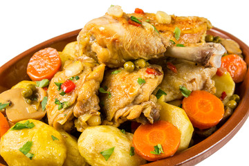 Pollo guisado
