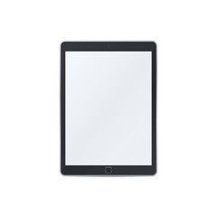 Realistic tablet pc template