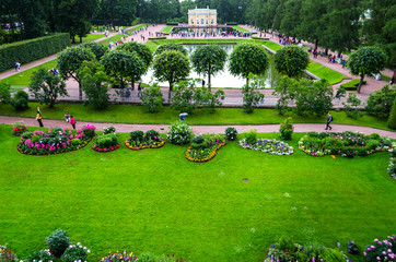 Park near Catherine's Park in Pushkin