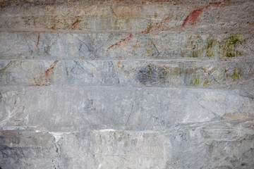 China clay mining in cornwall UK 