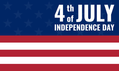 4th of July, Independence Day, vector illustration