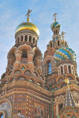 Fototapeta na wymiar St. Petersburg, Church of the Savior-on-Blood