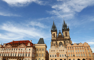 Fototapeta premium Historical Old Town square in Prague, Czech