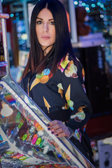 A girl at the carnival