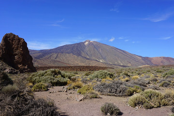 Mount Teide in Tenerife, Canary Islands, Spain, volcano, landscape
