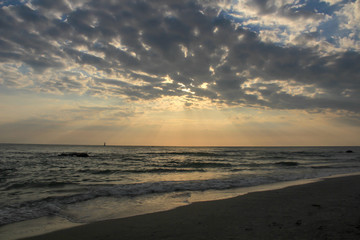 Sunrise on the beach