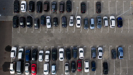 Photo of the car from a height