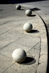 ball in stone