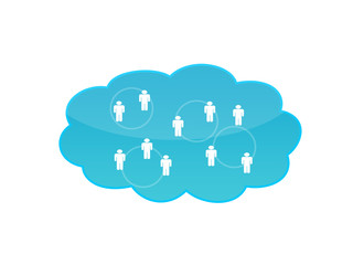Connecting people. Social network 