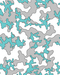 Camouflage pattern.Seamless army wallpaper.Military design.Abstract camo design.Digital paper. Repeating camouflage background.Fashionable.Printable art.Colorful vector illustration.