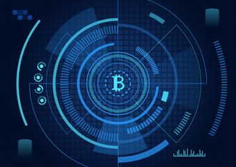 Bitcoin technology background