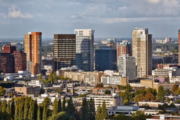 Obraz premium Rotterdam panoramic view