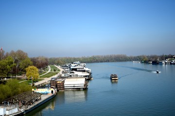 boats on the river