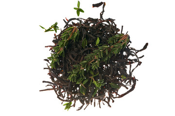 The Althaus Assam Meleng and thyme is sprinkled around