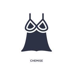 chemise icon on white background. Simple element illustration from clothes concept.