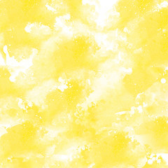 Fototapeta na wymiar abstract bright yellow watercolor background texture