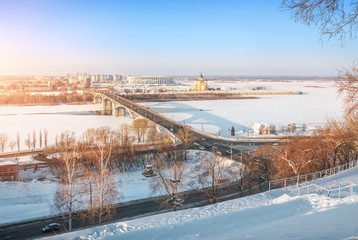 Канавинский мост и Собор Александра Невского View of the...