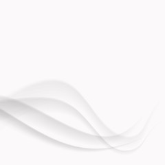 Elegant waves business background .Gray line and shadow.