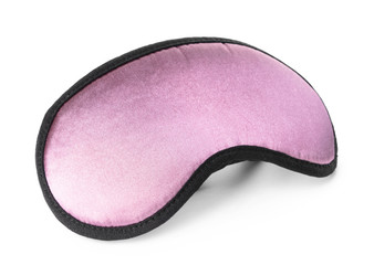 Sleep mask on white background