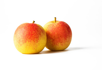 red pear isolated on white background