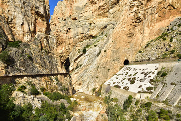 El Caminito del Rey tunel kolejowy