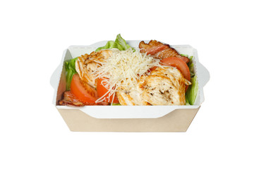 Caesar salad with chicken