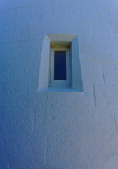 Window on white wall