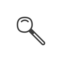 Search icon. File find sign