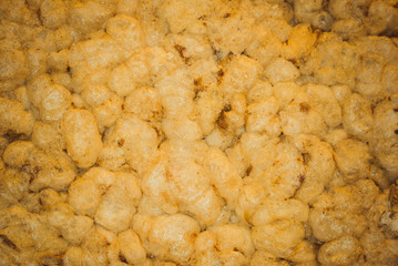 diet crunches - crispy bread of wheat, rice and fruit, texture