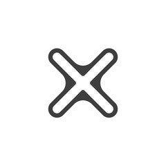 Obraz premium Remove icon. File trash sign