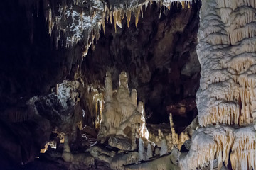Addentrandosi nelle Grotte di Postumia