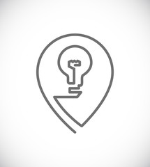 lightbulb idea icon