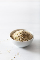 hulled hemp seeds, healthy superfood supplement