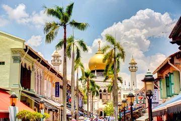 Schilderijen op glas Singapore, Kampung Glam district © mehdi33300